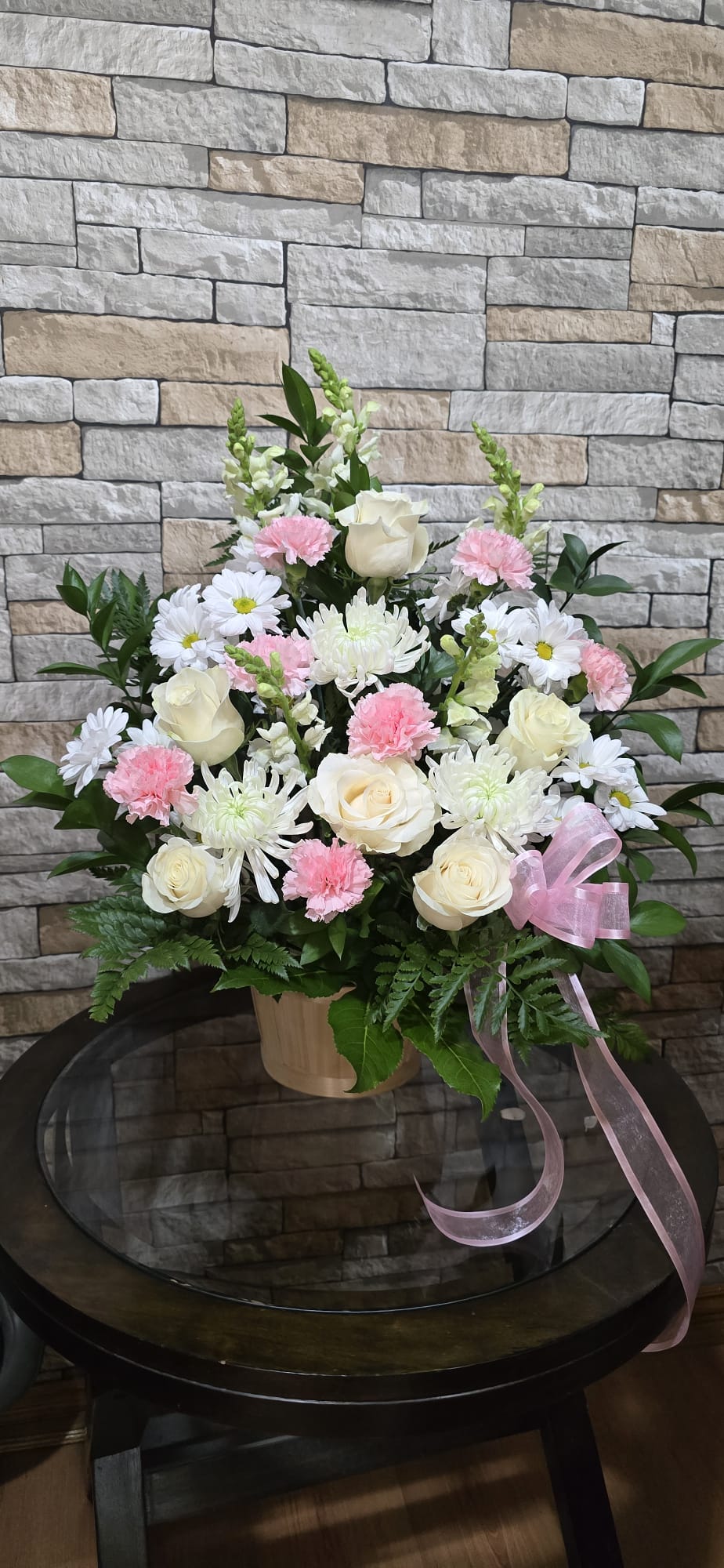 Pink & White Arrangement